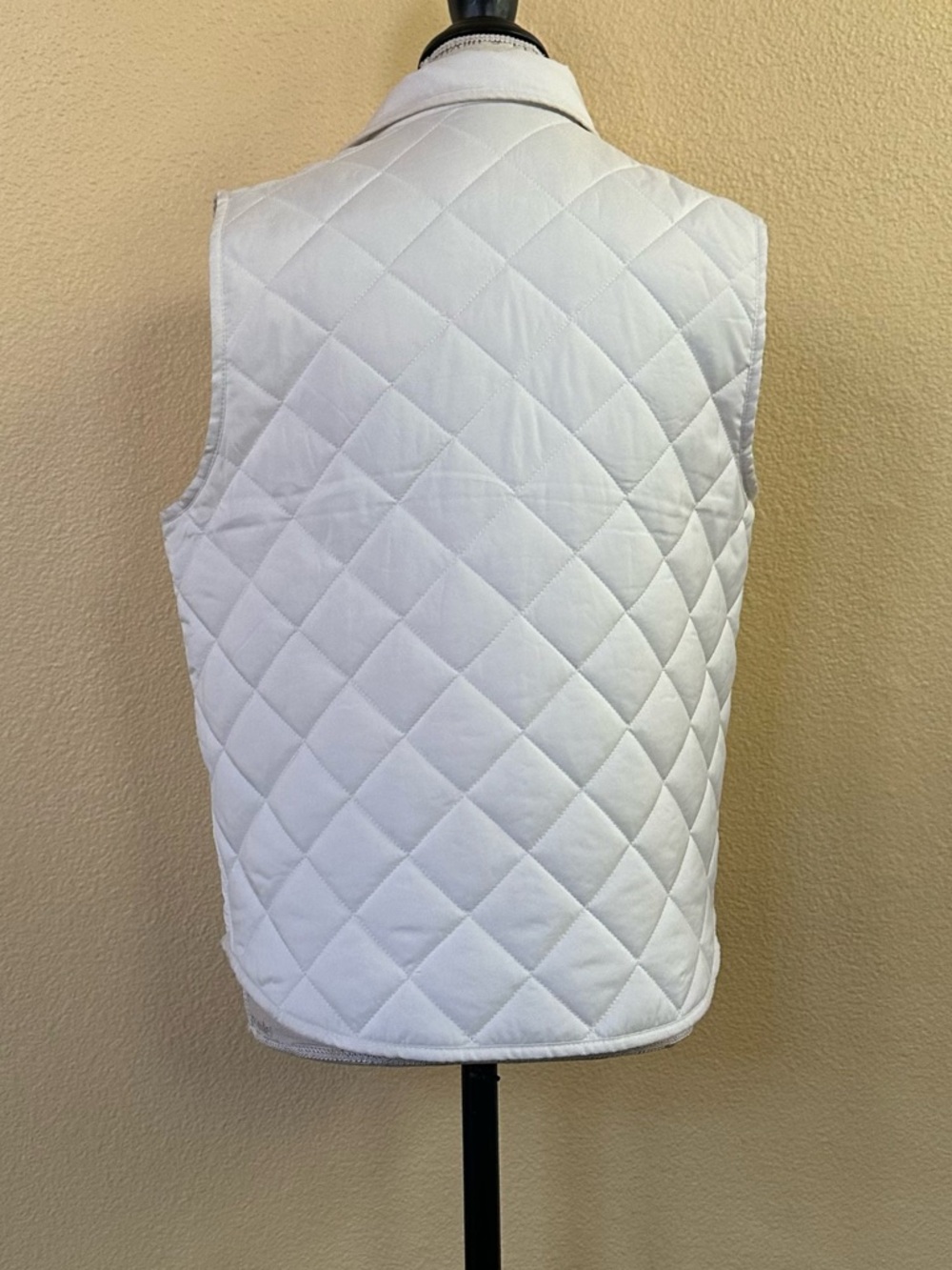 Ralph Lauren Blue Label Quilted Full-Zip Vest In White Size Large Like New! - Picture 6 of 9